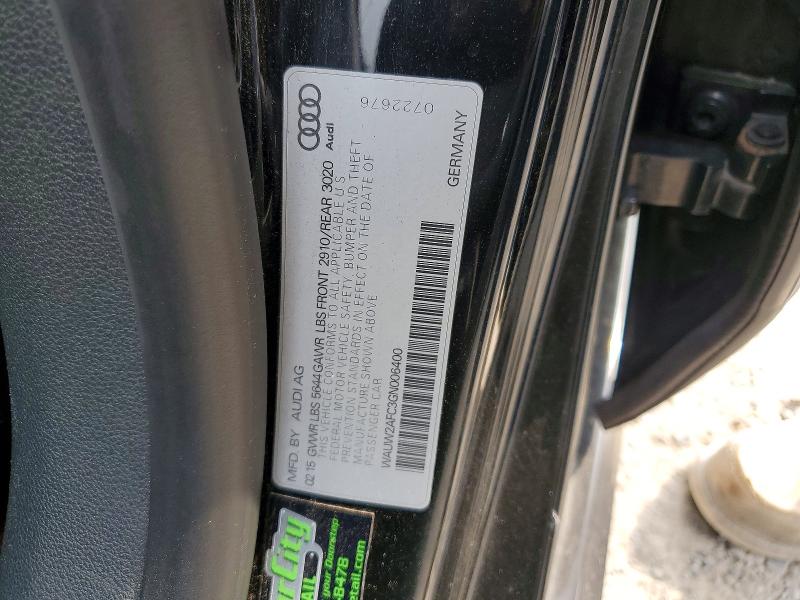 Aukcja sprzedaży 2016 Audi S7, vin: WAUW2AFC3GN006400, numer aukcji: 66351846