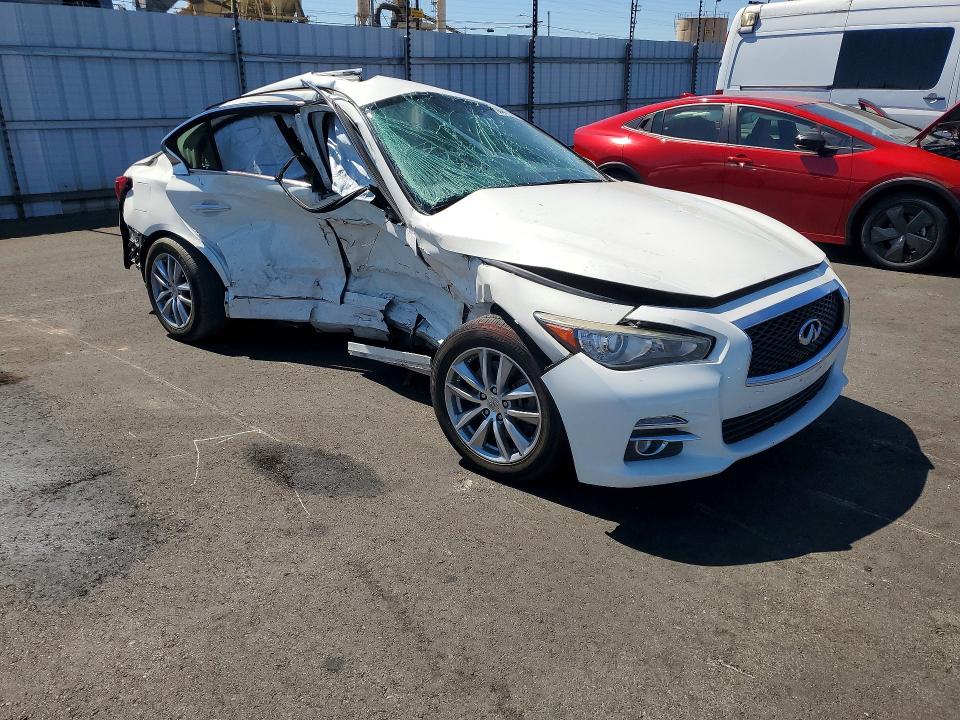 65567966 :رقم المزاد ، JN1BV7AP9FM355297 vin ، 2015 Infiniti Q50 مزاد بيع