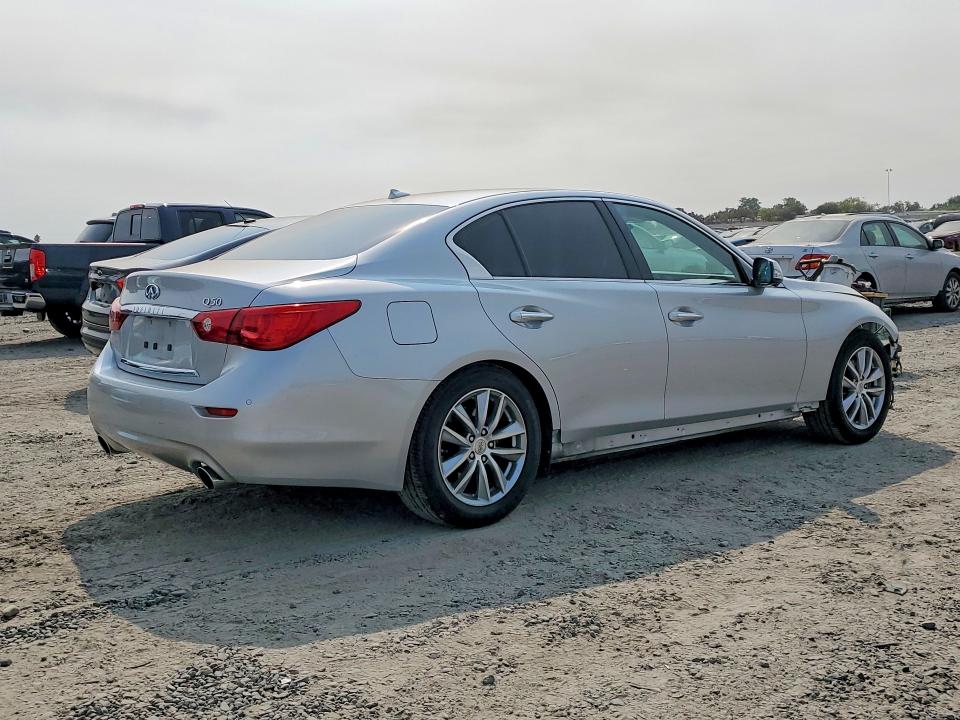 2014 Infiniti Q50 მანქანა იყიდება აუქციონზე, vin: JN1BV7AP6EM690970, აუქციონის ნომერი: 67146466