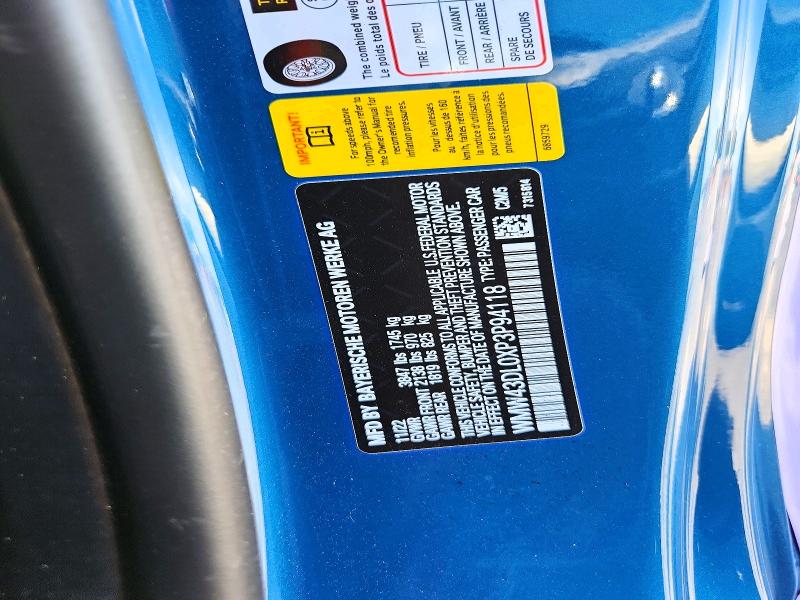 Aukcja sprzedaży 2023 Mini Cooper, vin: WMW43DL0XP3P94118, numer aukcji: 67031526