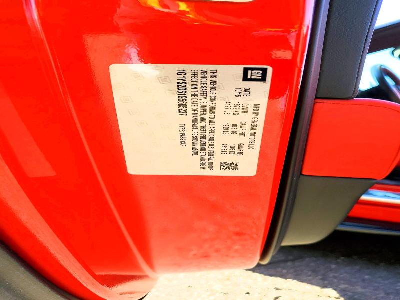 Aukcja sprzedaży 2016 Chevrolet Corvette, vin: 1G1YS2D61G5605237, numer aukcji: 65820426