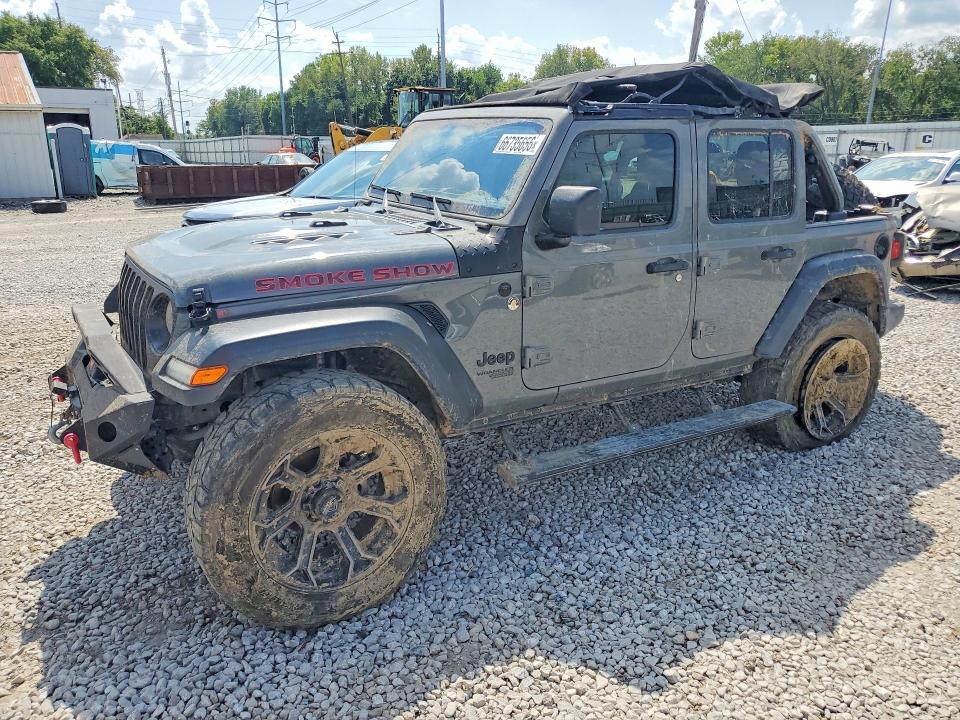 2021 Jeep Wrangler Unlimited მანქანა იყიდება აუქციონზე, vin: 1C4HJXDG5MW834493, აუქციონის ნომერი: 66735656