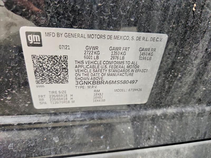 Продажа на аукционе авто 2021 Chevrolet Blazer, vin: 3GNKBBRA6MS580497, номер лота: 66207956