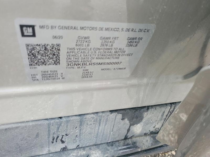 Продажа на аукционе авто 2021 Chevrolet Blazer, vin: 3GNKBLRS5MS500007, номер лота: 64749486