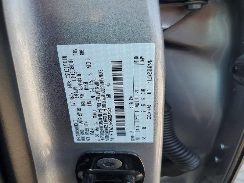 2025 Ford F150 მანქანა იყიდება აუქციონზე, vin: 1FTFW3L58SKE67322, აუქციონის ნომერი: 66382166