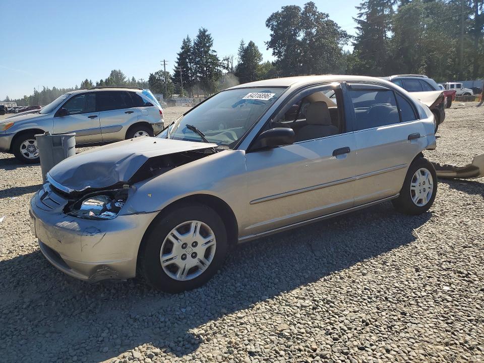 64316896 :رقم المزاد ، 2HGES16531H592825 vin ، 2001 Honda Civic مزاد بيع