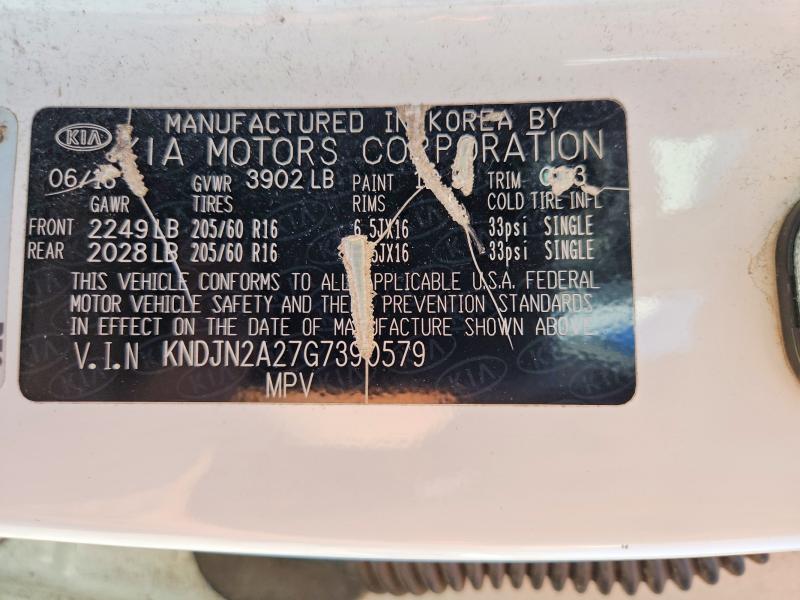 Aukcja sprzedaży 2016 Kia Soul, vin: KNDJN2A27G7390579, numer aukcji: 65748366