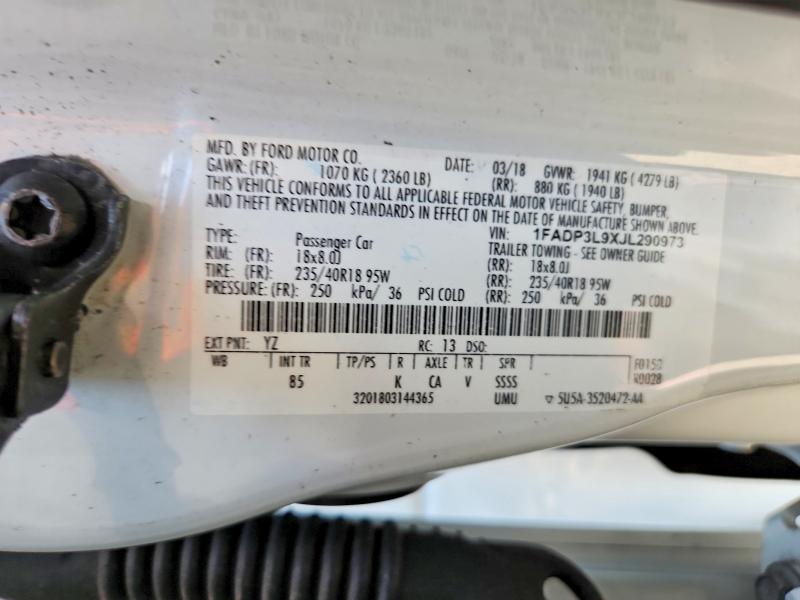 Aukcja sprzedaży 2018 Ford Focus, vin: 1FADP3L9XJL290973, numer aukcji: 66393466