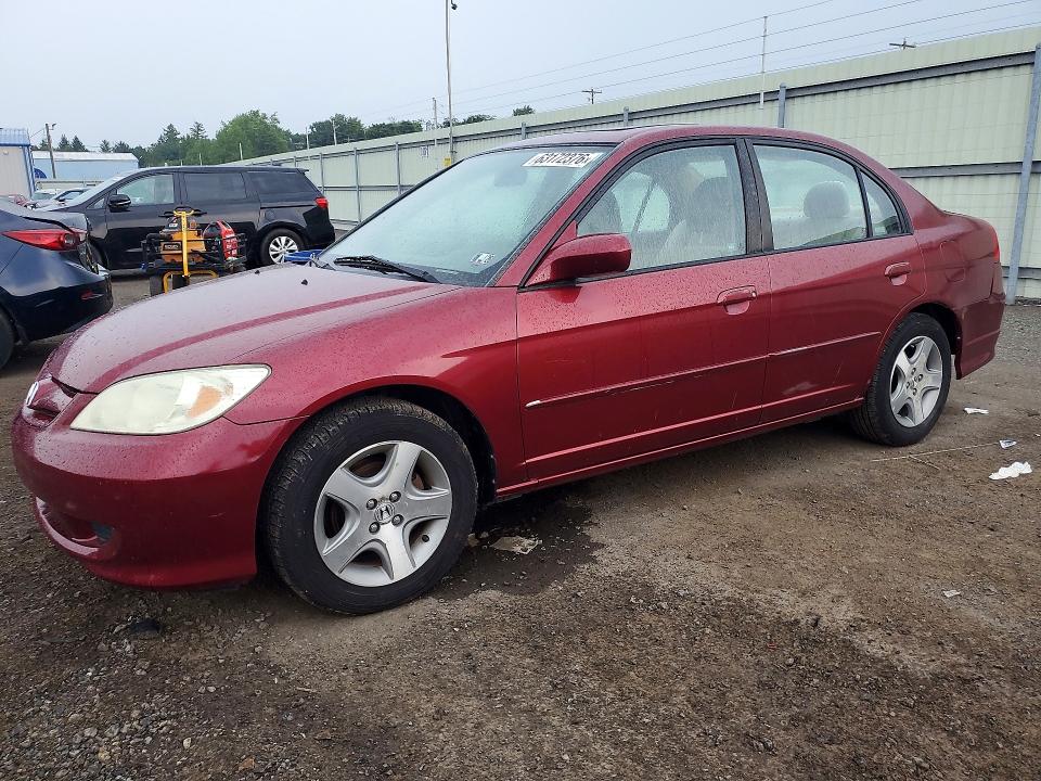 Aukcja sprzedaży 2005 Honda Civic, vin: 2HGES26725H531852, numer aukcji: 63172376