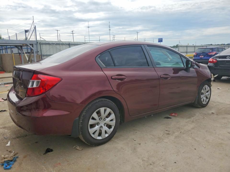 2012 Honda Civic მანქანა იყიდება აუქციონზე, vin: 19XFB2F56CE064333, აუქციონის ნომერი: 65721276