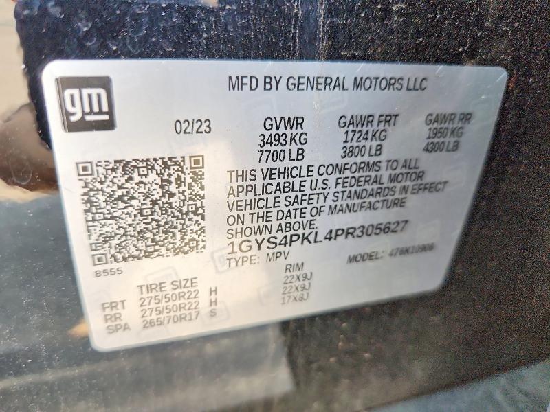 Продажа на аукционе авто 2023 Cadillac Escalade, vin: 1GYS4PKL4PR305627, номер лота: 64583076