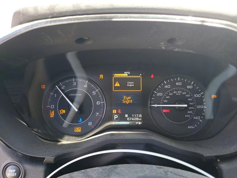 63853376 :رقم المزاد ، 4S3GTAB69K3725207 vin ، 2019 Subaru Impreza مزاد بيع