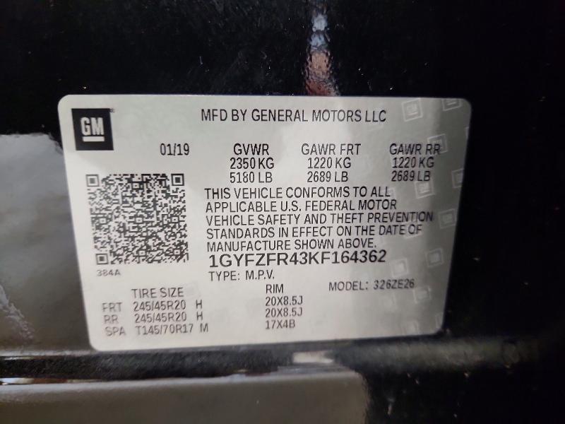 Продаж на аукціоні авто 2019 Cadillac Xt4, vin: 1GYFZFR43KF164362, номер лоту: 63665666
