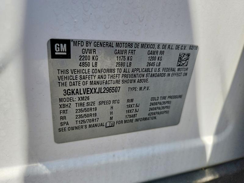 Продаж на аукціоні авто 2018 Gmc Terrain, vin: 3GKALVEXXJL296507, номер лоту: 63214816
