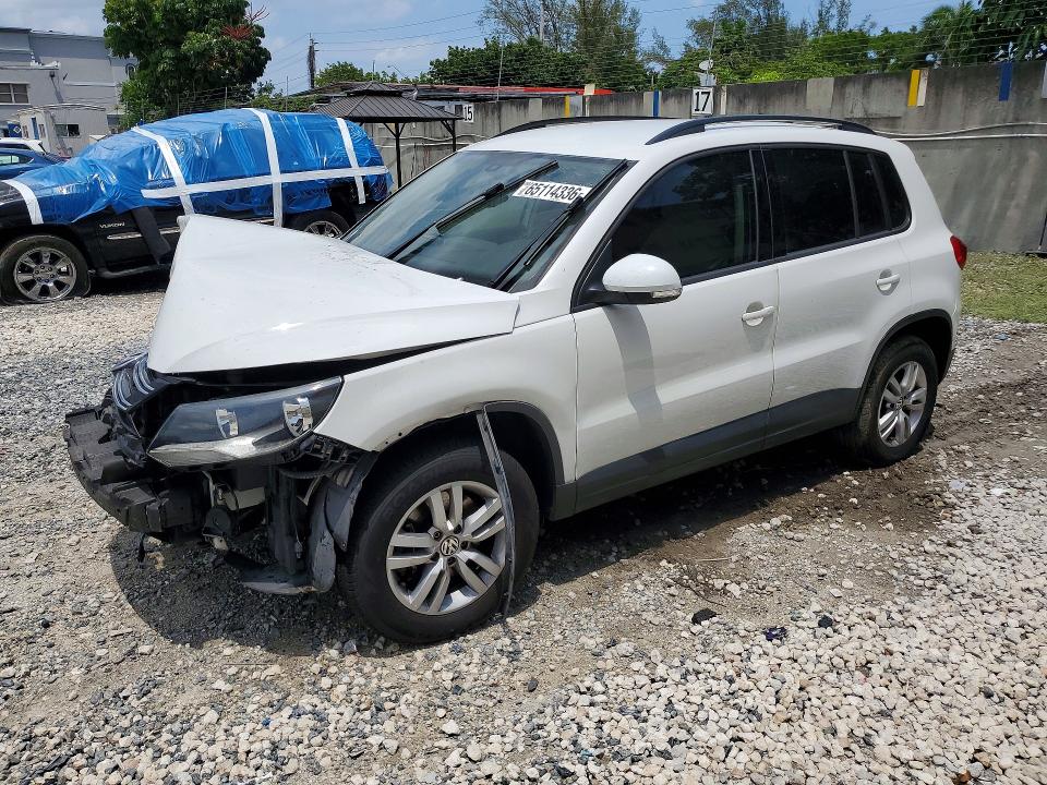 Auction sale of the 2017 Volkswagen Tiguan, vin: WVGAV7AX9HK012508, lot number: 65114336
