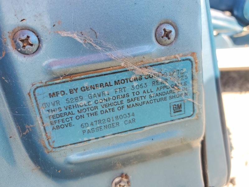 Продажа на аукционе авто 1972 Cadillac Deville, vin: 6D47R2Q180034, номер лота: 67400716