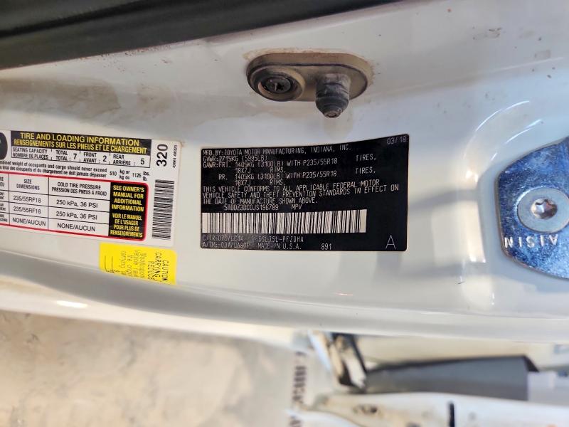 2018 Toyota Sienna მანქანა იყიდება აუქციონზე, vin: 5TDDZ3DC0JS196789, აუქციონის ნომერი: 64243846