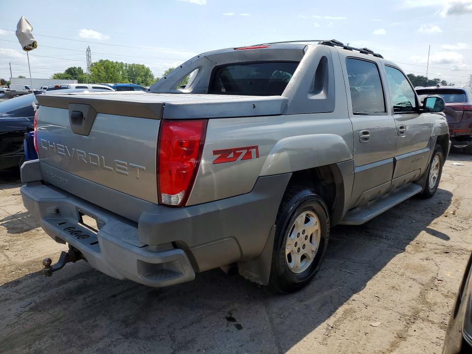 2002 Chevrolet Avalanche მანქანა იყიდება აუქციონზე, vin: 3GNEK13T42G288980, აუქციონის ნომერი: 64312996