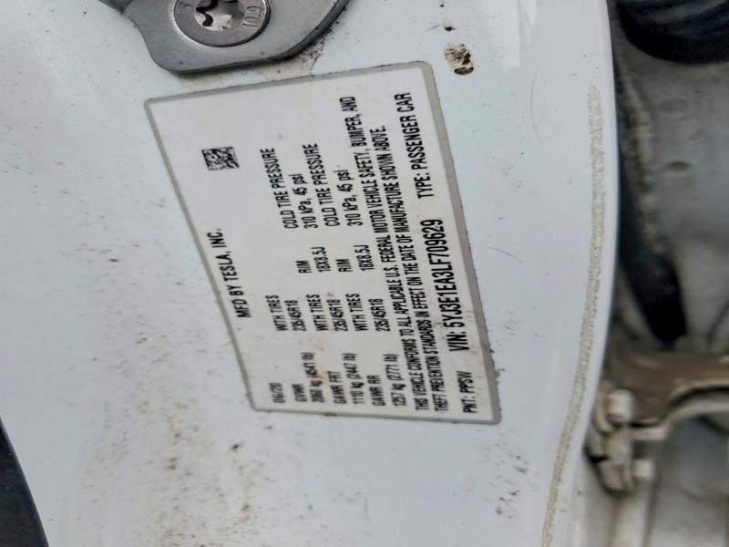 Aukcja sprzedaży 2020 Tesla Model 3, vin: 5YJ3E1EA3LF709629, numer aukcji: 64064796