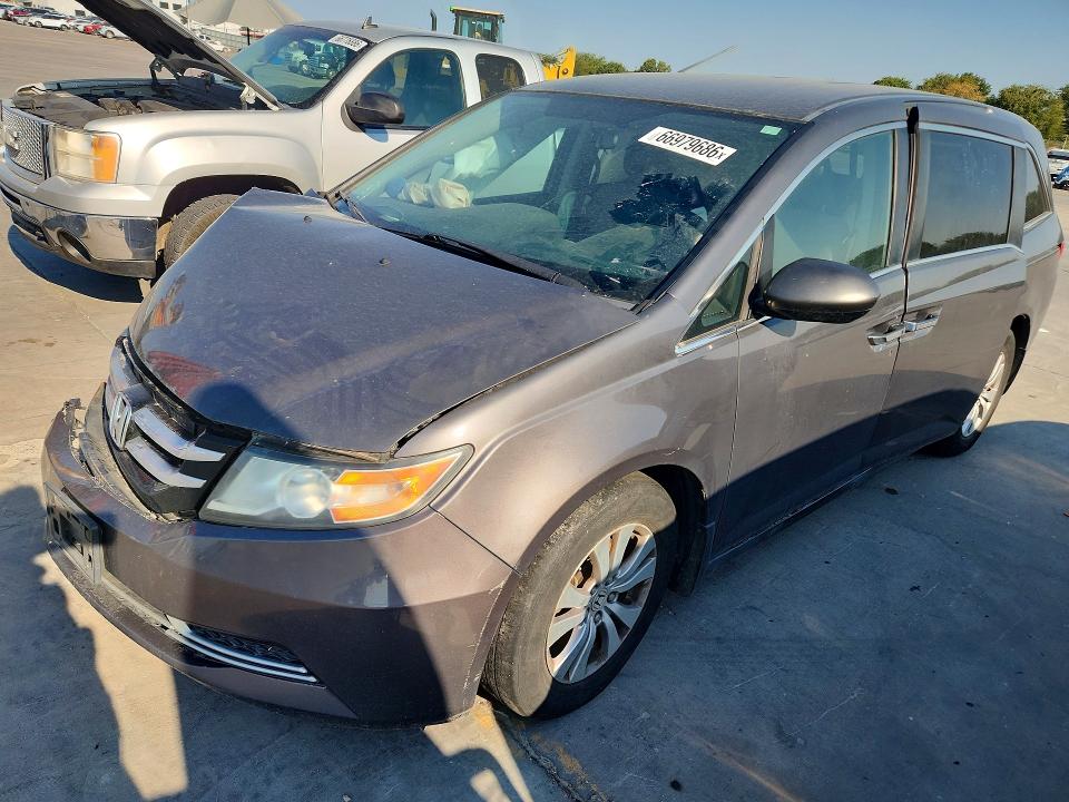 Продажа на аукционе авто 2014 Honda Odyssey, vin: 5FNRL5H42EB087833, номер лота: 66979686