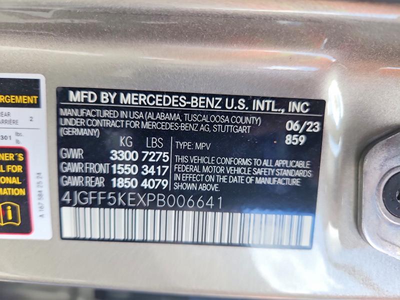 Продажа на аукционе авто 2023 Mercedes-benz Gls, vin: 4JGFF5KEXPB006641, номер лота: 63518696