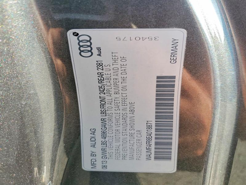 Auction sale of the 2014 Audi A5, vin: WAUMFAFR8EA018871, lot number: 64681326