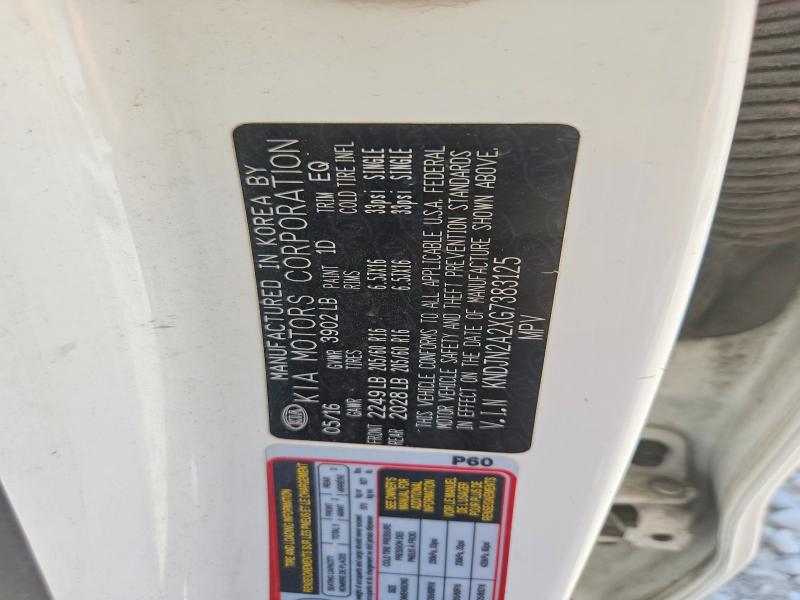 Aukcja sprzedaży 2016 Kia Soul, vin: KNDJN2A2XG7383125, numer aukcji: 66625606