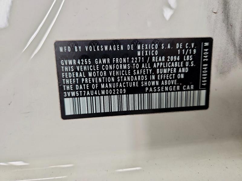Продаж на аукціоні авто 2020 Volkswagen Gti, vin: 3VW5T7AU4LM002209, номер лоту: 63605406