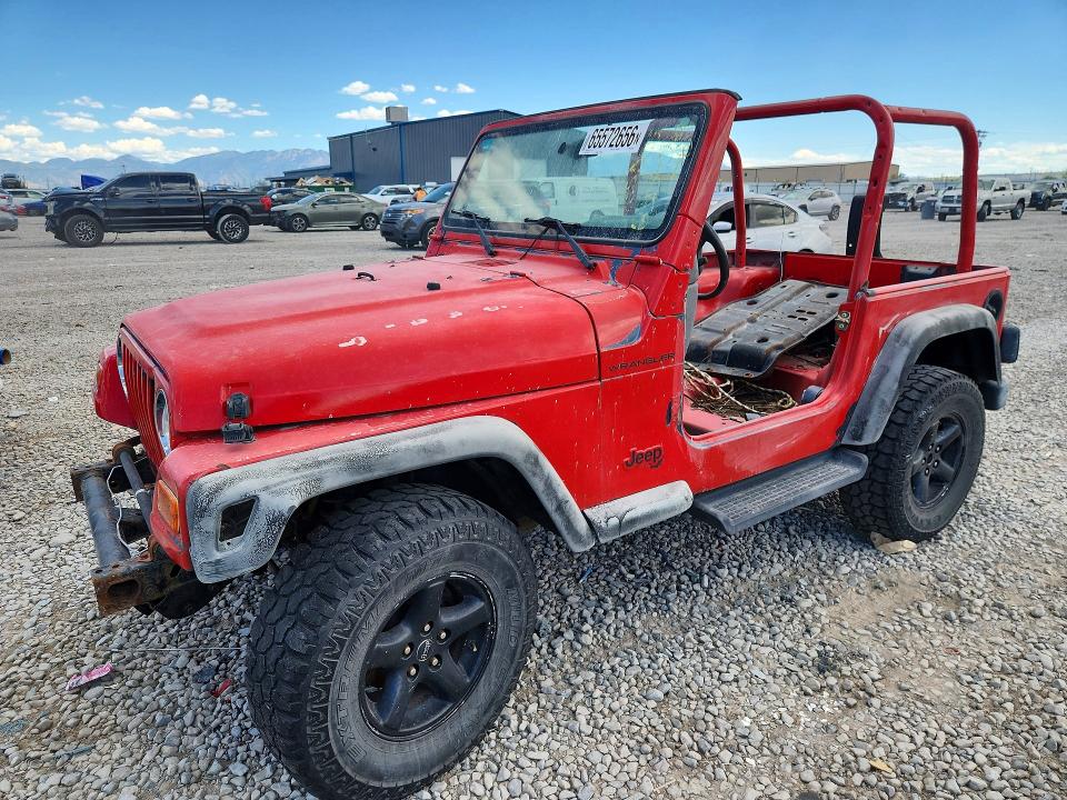 2001 Jeep Wrangler / Tj მანქანა იყიდება აუქციონზე, vin: 1J4FA29PX1P360608, აუქციონის ნომერი: 65572656