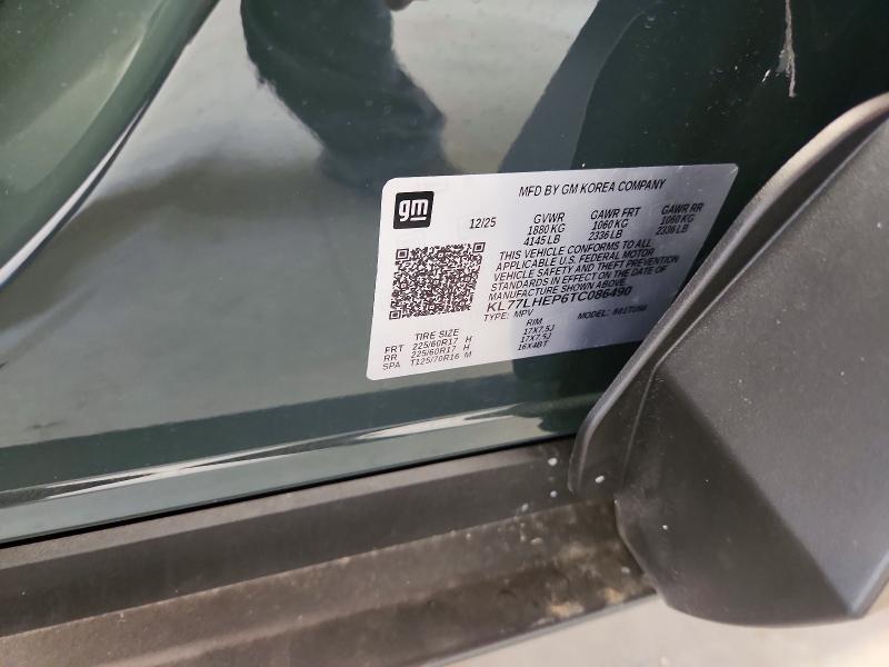 66746376 :رقم المزاد ، KL77LHEP6TC086490 vin ، 2026 Chevrolet Trax مزاد بيع