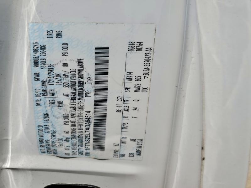 Aukcja sprzedaży 2010 Ford Econoline, vin: 1FTNS2EL7ADA64514, numer aukcji: 63607476