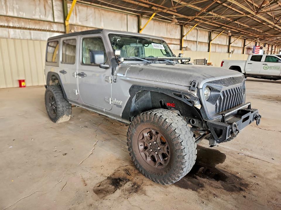 66364786 :رقم المزاد ، 1C4HJXDG7JW108629 vin ، 2018 Jeep Wrangler Unlimited مزاد بيع