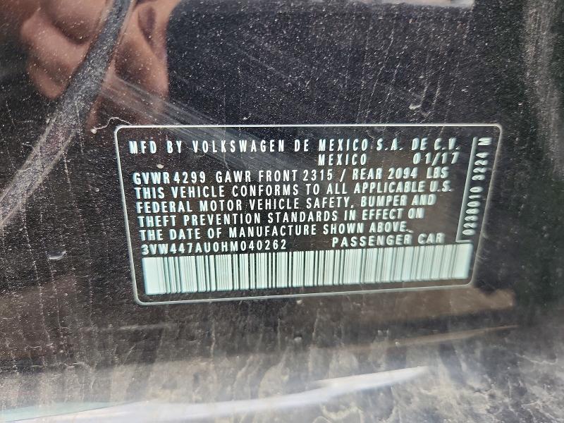 Продаж на аукціоні авто 2017 Volkswagen Gti, vin: 3VW447AU0HM040262, номер лоту: 65327176