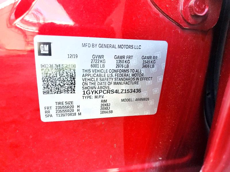Продажа на аукционе авто 2020 Cadillac Xt6, vin: 1GYKPCRS4LZ153436, номер лота: 65184636