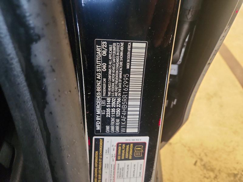 Продаж на аукціоні авто 2024 Mercedes-benz C, vin: W1KAF4HB5RR162995, номер лоту: 66087306