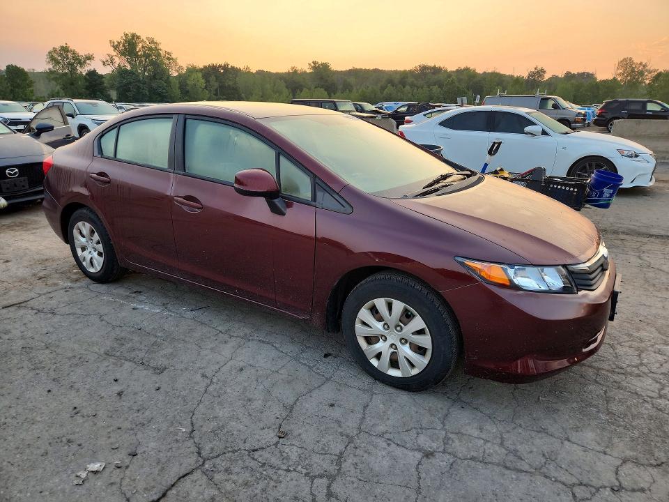 Aukcja sprzedaży 2012 Honda Civic, vin: 19XFB2F54CE357289, numer aukcji: 64415976