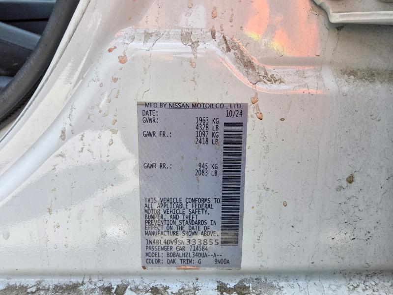 Продажа на аукционе авто 2025 Nissan Altima, vin: 1N4BL4DV9SN333855, номер лота: 64323826