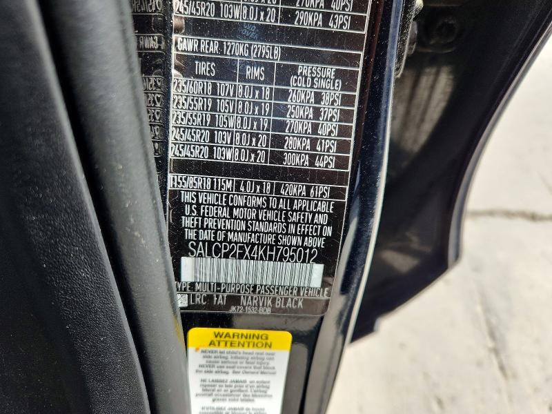 Продажа на аукционе авто 2019 Land Rover Discovery Sport, vin: SALCP2FX4KH795012, номер лота: 64956216