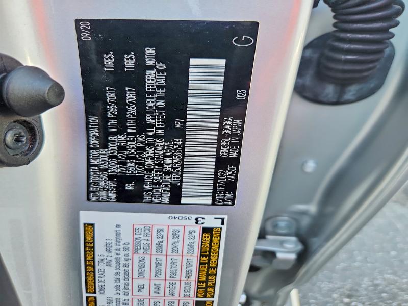 Aukcja sprzedaży 2021 Toyota 4runner, vin: JTERU5JR2M5857544, numer aukcji: 65801196