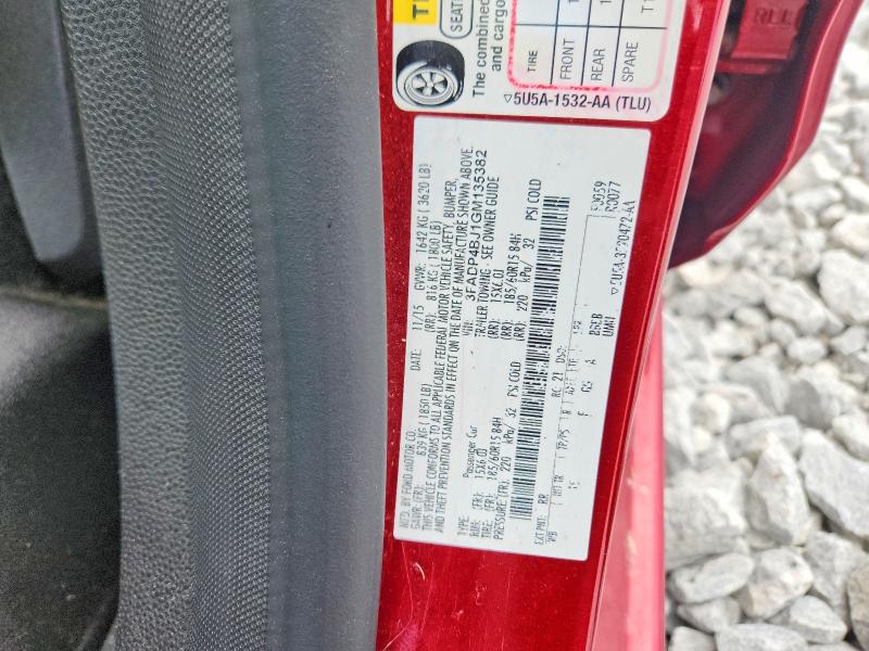 Продаж на аукціоні авто 2016 Ford Fiesta, vin: 3FADP4BJ1GM135382, номер лоту: 63437976