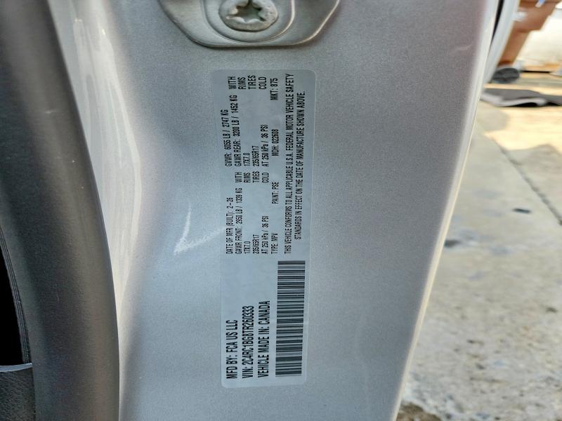 64469766 :رقم المزاد ، 2C4RC1BG8TR260333 vin ، 2026 Chrysler Pacifica مزاد بيع
