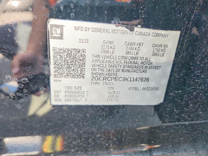 Продажа на аукционе авто 2019 Chevrolet Silverado Ld, vin: 2GCRCPEC9K1147676, номер лота: 65639836