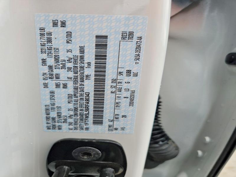 Aukcja sprzedaży 2024 Ford F150, vin: 1FTFW5L56RFA90343, numer aukcji: 63446516