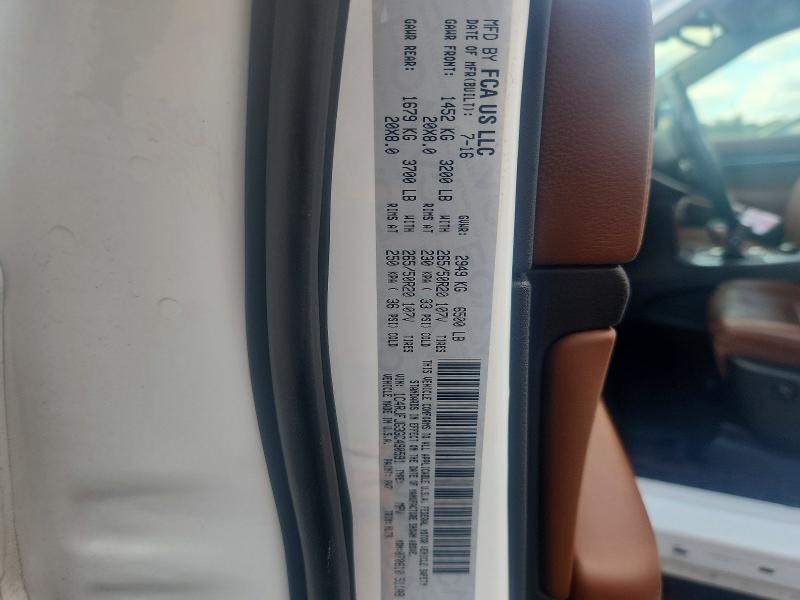 65369716 :رقم المزاد ، 1C4RJFJG3GC490591 vin ، 2016 Jeep Grand Cherokee مزاد بيع