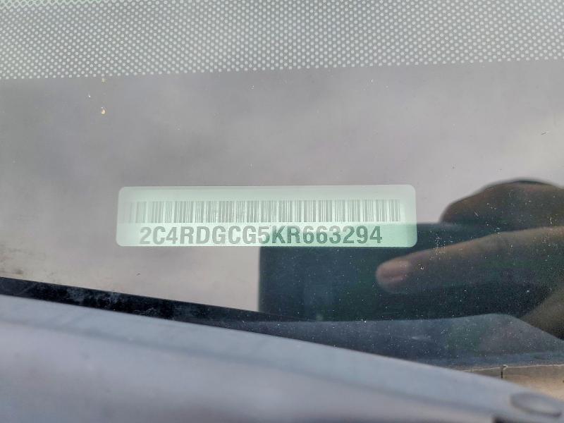 Aukcja sprzedaży 2019 Dodge Grand Caravan, vin: 2C4RDGCG5KR663294, numer aukcji: 65303356