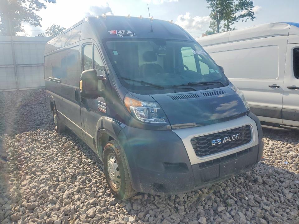 2020 Ram Promaster 3500 მანქანა იყიდება აუქციონზე, vin: 3C6URVJG1LE129206, აუქციონის ნომერი: 61800896