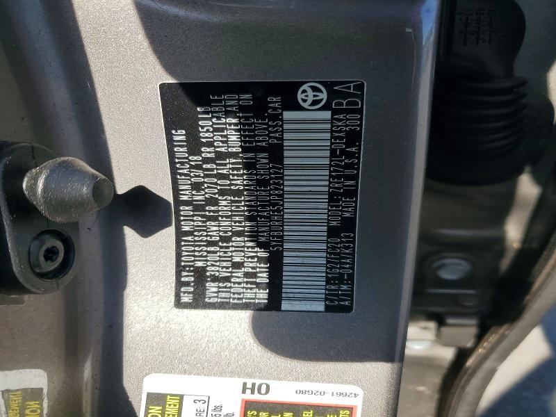 Продажа на аукционе авто 2018 Toyota Corolla, vin: 5YFBURHE5JP823127, номер лота: 65013716