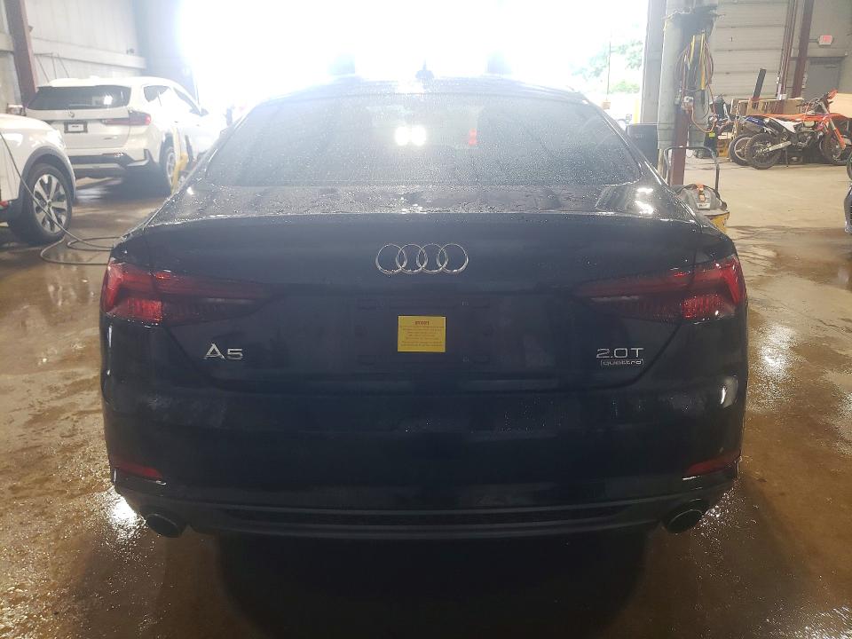 63292346 :رقم المزاد ، WAUFNCF50JA059400 vin ، 2018 Audi A5 مزاد بيع