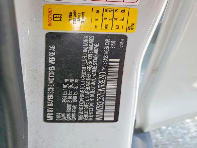 Продажа на аукционе авто 2014 Mini Cooper, vin: WMWZB3C57EWR39240, номер лота: 66226846