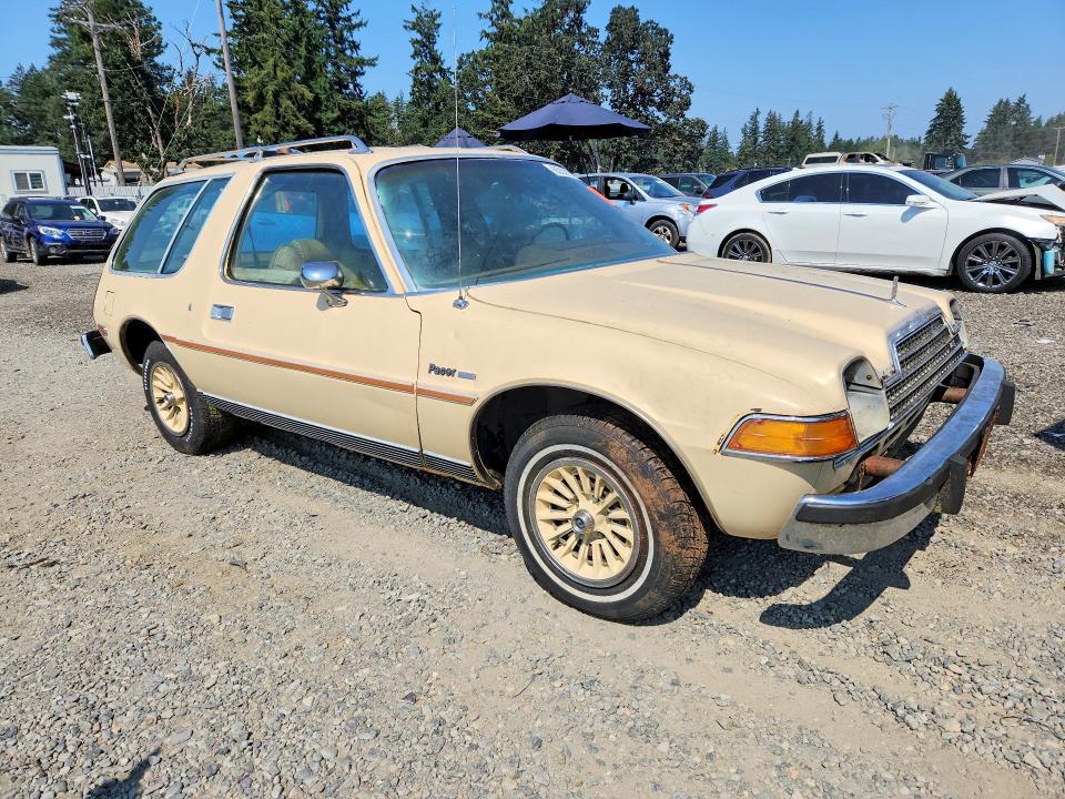 65537376 :رقم المزاد ، A9A687C128381 vin ، 1976 American Motors Pacer 3.8 مزاد بيع